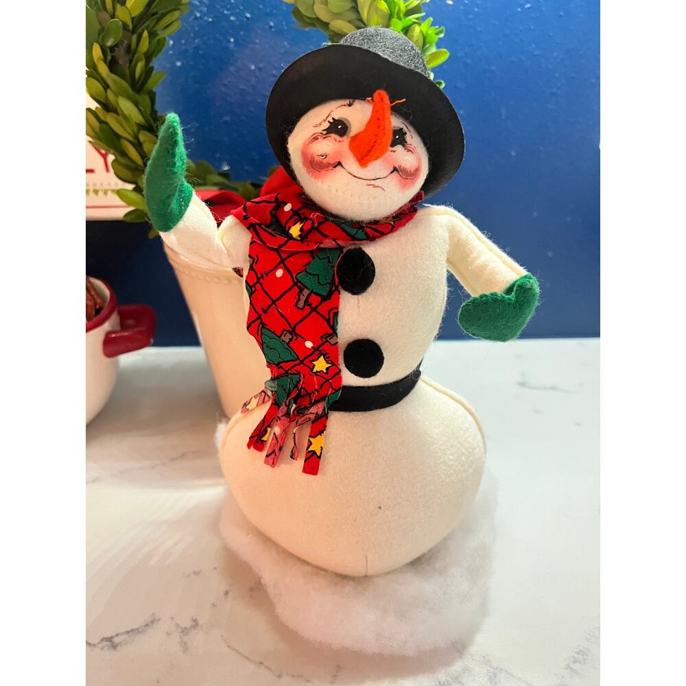 Annalee Snowman Fabric Figurine